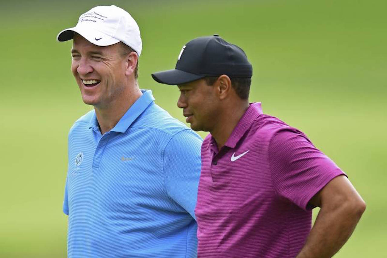 Peyton Manning Tiger Woods Tiger-Phil match 