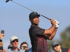 After a strong showing at the Farmers Insurance Open at Torrey Pines Tiger Woods is getting attention as a contender for the Masters. (Image: Getty)