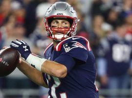 Patriots QB Tom Brady tosses his 500th career TD (Image: Maddie Meyer / Getty)