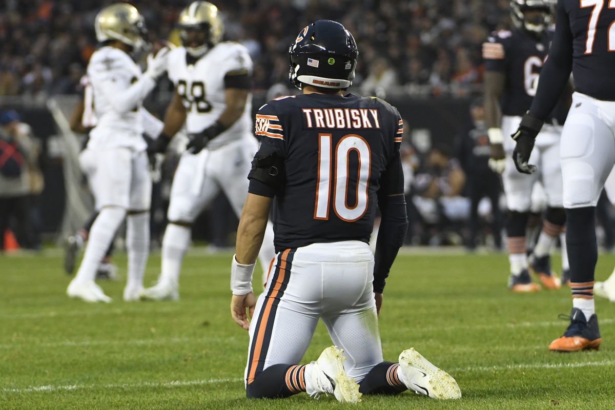 Chicago quarterback Mitchell Trubisky