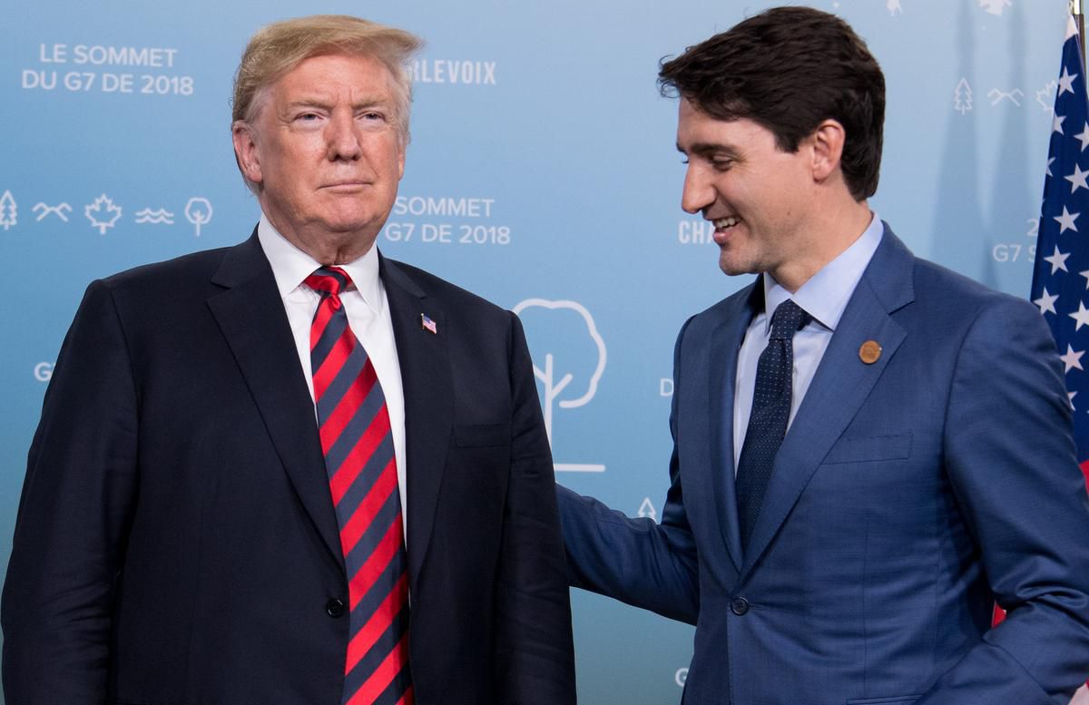 Donald Trump, Justin Trudeau