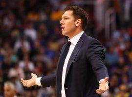 Luke Walton was fired as the coach of the Los Angeles Lakers, just two days after Magic Johnson left his position as president of basketball operations. (Image: Getty)