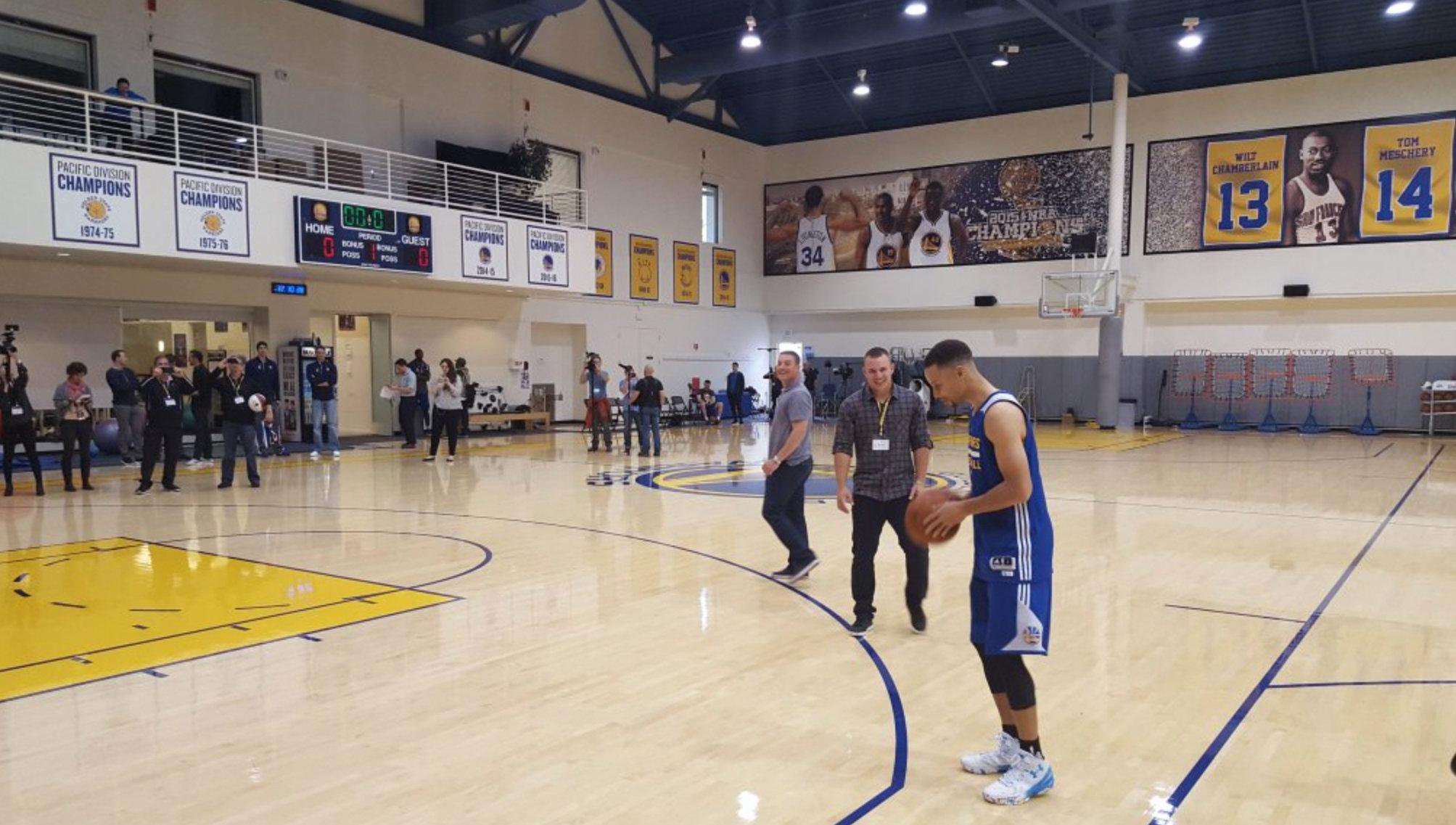 Golden State Warriors practice