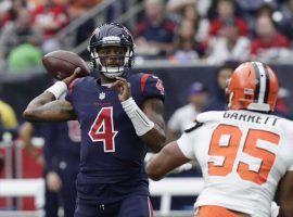 Houston quarterback DeShaun Watson has led the Texans to nine straight victories. (Image: AP)