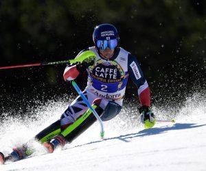 Speedy Brit Dave Ryding is coming off a podium finish last week in Adelboden. At +3300 why not take a shot at the Manchester native finishing atop the podium at one of two men's World Cup slalom events in Flachau? (Image: Getty)