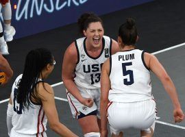 The United States is favored for gold in the first ever Olympic womenâ€™s 3x3 basketball tournament. (Image: Guo Chen/Xinhua/Getty)