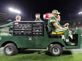 The status of Green Bay Packers' quarterback Aaron Rodgers is the major injury story line of Week 2 of the NFL season. (Photo: Wm. Glasheen/USA TODAY)