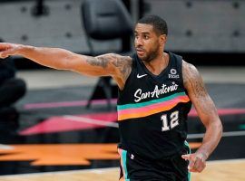 Center LaMarcus Aldridge played his last game with the San Antonio Spurs, who are looking to find a new home for him before the trade deadline.Â  (Image: Eric Gay/AP)