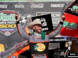 Austin Dillon won the Oâ€™Reilly Auto Parts 500 at Texas Motor Speedway on Sunday. (Image: Chris Graythen/Getty)