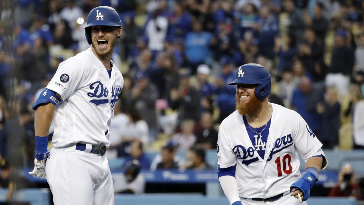 LA Dodgers Justin Turner Cody Bellinger