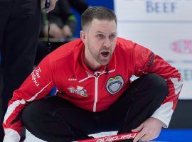 Team Canada, led by Brad Gushue, is looking to claim its third straight Brier title. (Image: Andrew Vaughan/CP)