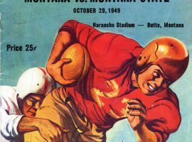 Program from the Montana vs. Montana State annual Brawl of the Wild game in 1949. (Image: Montana State Athletics)