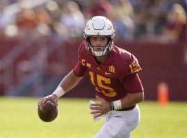 Usually placed into the role of game manager, Iowa State quarterback Brock Purdy could put up nice stats against Texas Tech's weak pass D this week. (Image: WCF Courier)