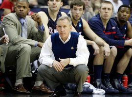 Rick Byrd along the sidelines of a Belmont game in Nashville, TN. (Image: Rob Carr/Getty)