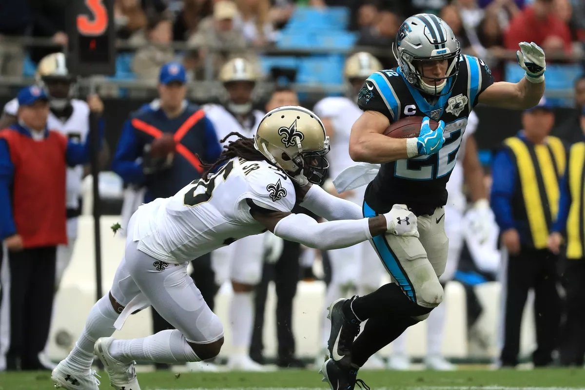 Christian McCaffrey Carolina Panthers Highest Paid RB