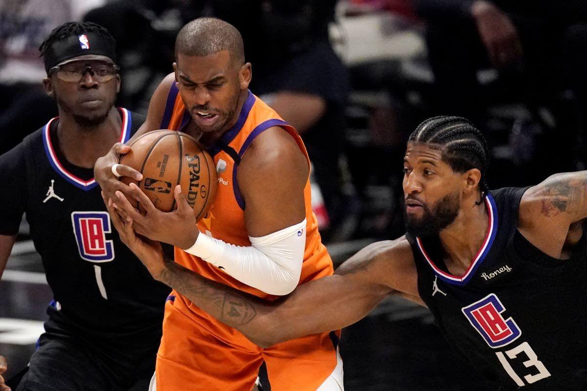 Phoenix Suns Chris Paul win Western Conference Finals Championship NBA Playoffs LA Clippers