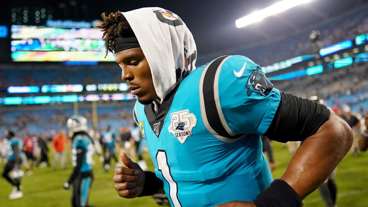 Cam Newton QB Carolina Panthers Out Foot Injury Season Last Game in Carolina?