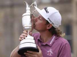 Cameron Smith won the Open Championship on Sunday, and is now among the favorites for each of golfâ€™s majors in 2023. (Image: Peter Morrison/AP)