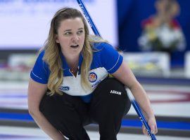 Chelsea Carey will lead Canada at the 2019 World Womenâ€™s Curling Championship in Denmark beginning on Saturday. (Image: Andrew Vaughan/Canadian Press)