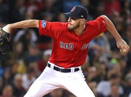 Chris Sale will take the mound for the Boston Red Sox against the Houston Astros in Game 1 of the 2018 ALCS. (Image: Charles Wenzelberg/New York Post)