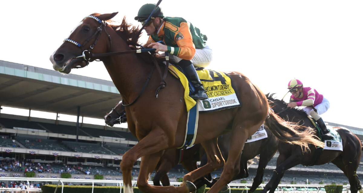 Classic Causeway winning Belmont Derby