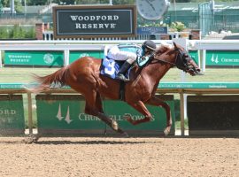 Conagher was a $9,000 purchase back in 2020. He is now a three-time winner after capturing his second consecutive allowance victory in near-record fashion Friday. (Image: Coady Photography)