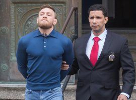 Conor McGregor has faced legal issues throughout his career, including an arrest after UFC 223. (Image: The Mega Agency)