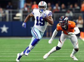 Wideout Amari Cooper from the Dallas Cowboys secures a first down against the Dallas Cowboys. (Image: Richard Rodriguez/Getty)