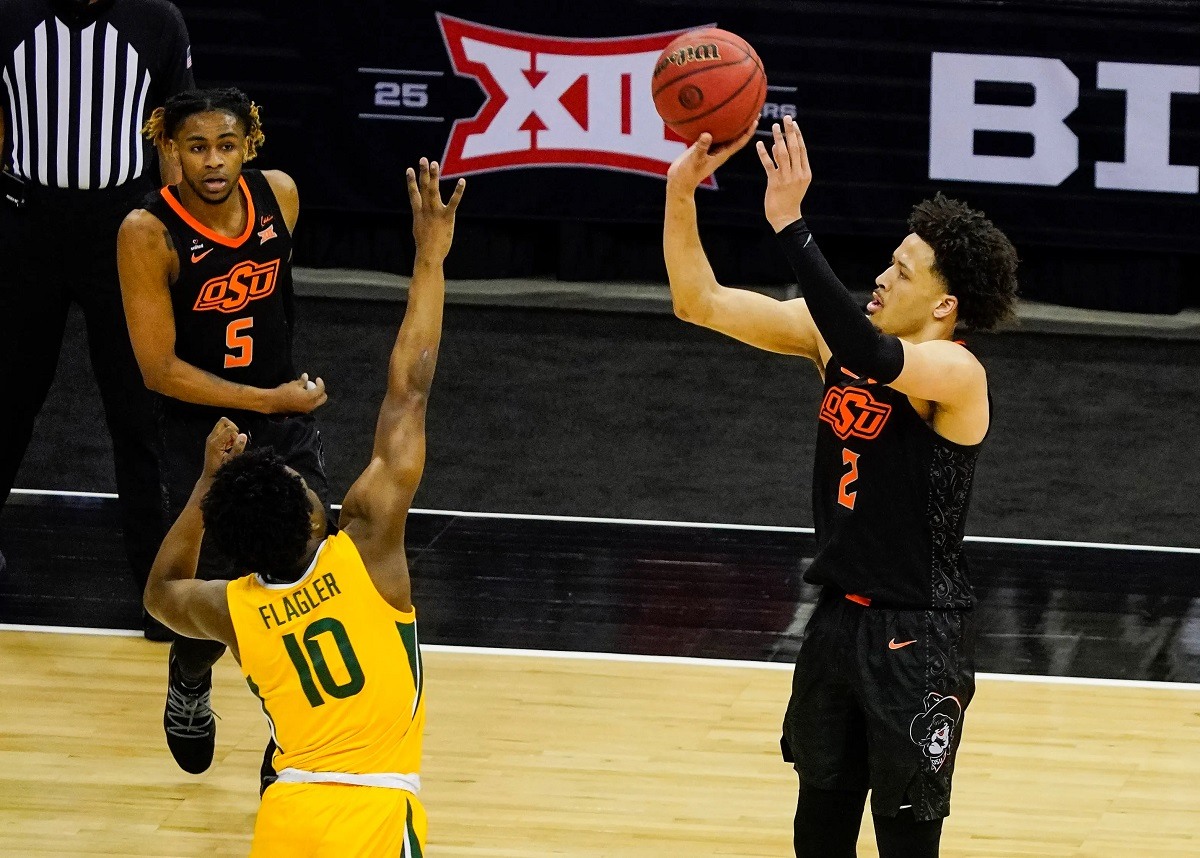 Cade Cunningham Oklahoma State Cowboys Baylor Big 12 Conference Tournament Upset