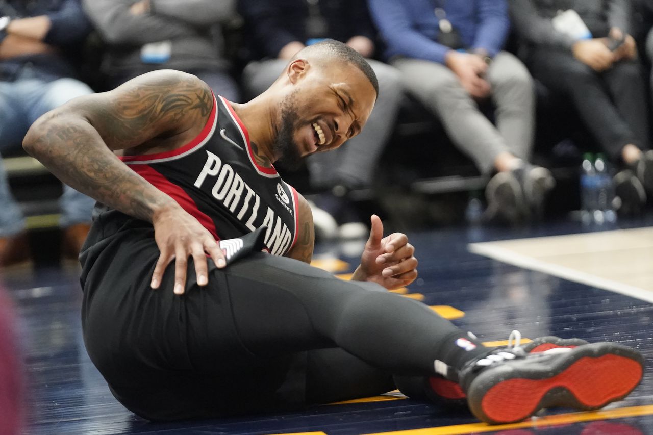 Damian Lillard Ab Injury Portland Trail Blazers