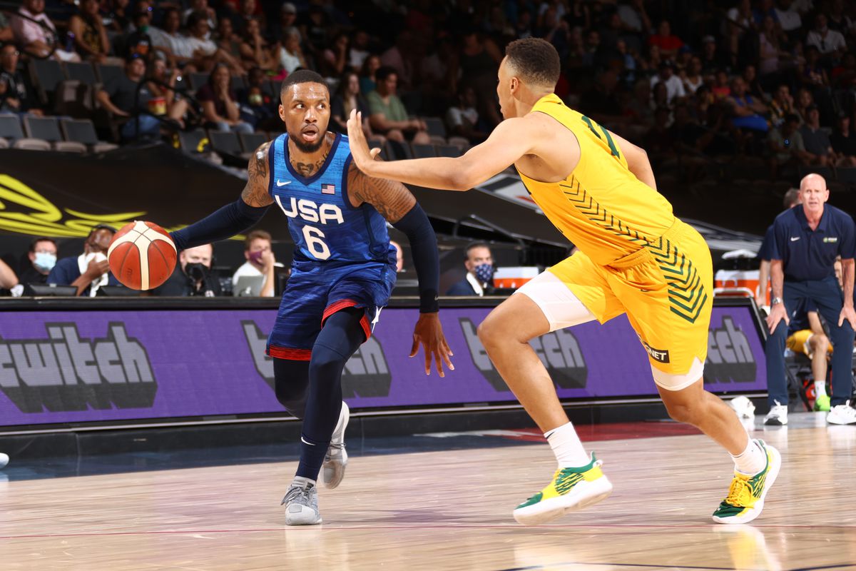 Team USA Australia Nigeria Basketball Olympics Damian Lillard