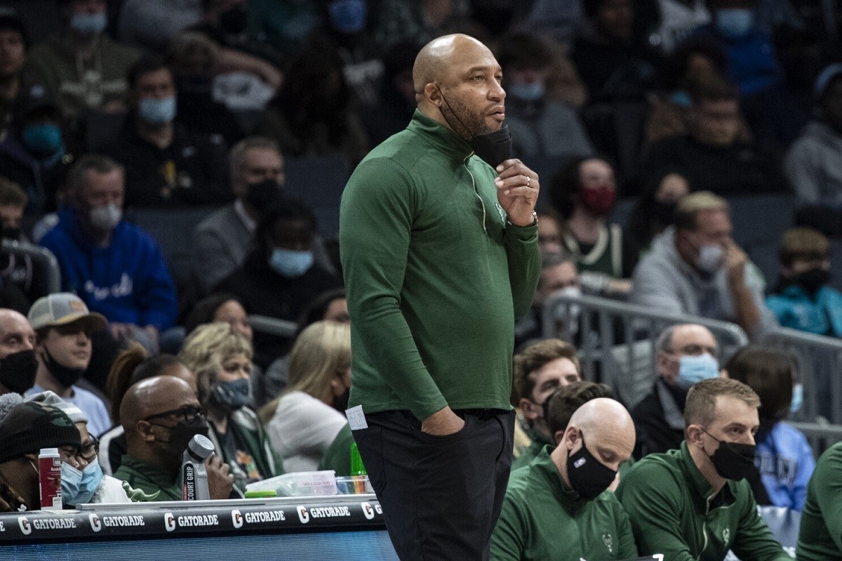 Darvin Ham LA Lakers head coach interview Adrian Griffin Bucks Raptors