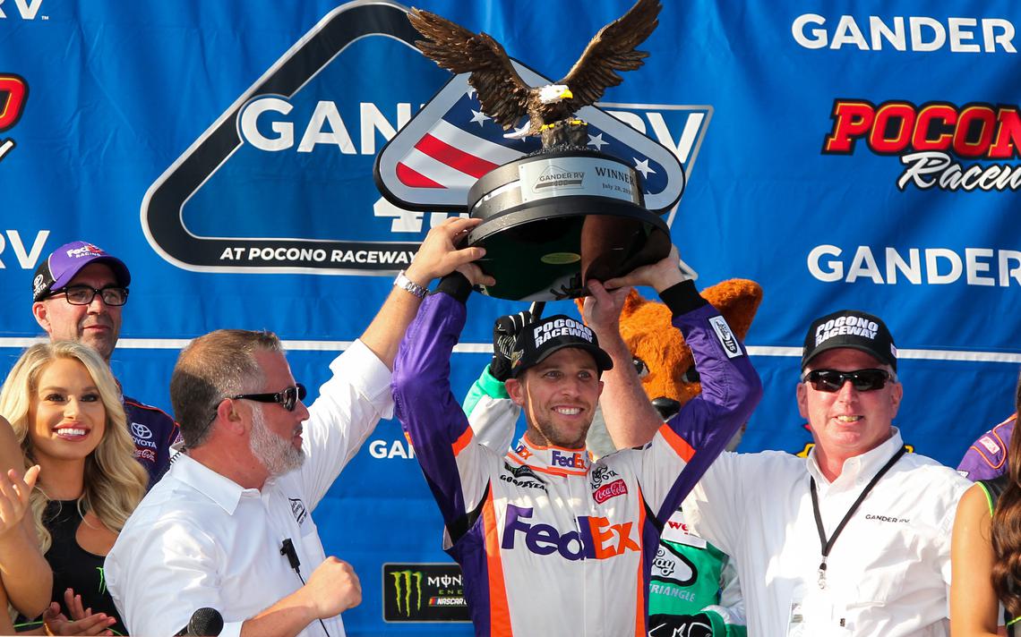 Denny Hamlin NASCAR Pocono