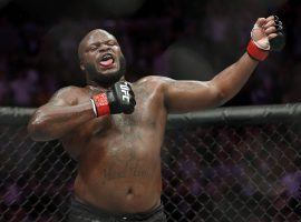 Derrick Lewis (pictured) will take on Alexey Oleynik in the main event of Saturdayâ€™s UFC Fight Night card. (Image: John Locher/AP)