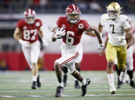 DeVonta Smith looks to run wild against Ohio State as he did two weeks ago against Notre Dame. (Image: NBC News)