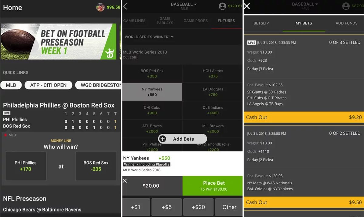 DraftKings mobile sportsbook NJ