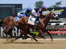 Drain the Clock hasn't won a graded stakes since holding off Jackie's Warrior in last year's Grade 1 Woody Stephens. He can end that streak with a victory in Saturday's Grade 3 Smile Sprint Stakes at Gulfstream Park. (Image: Coglianese Photos/Susie Raisher)