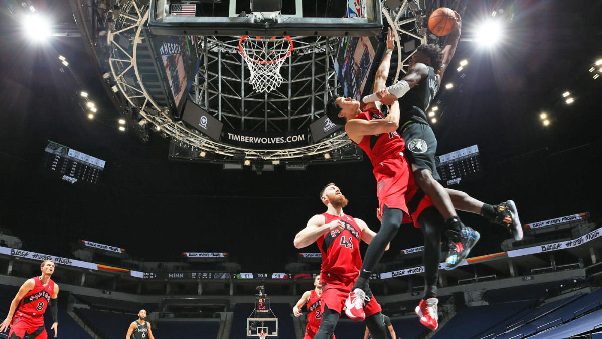 Anthony Edwards rookie dunk of the year minnesota timberwolves