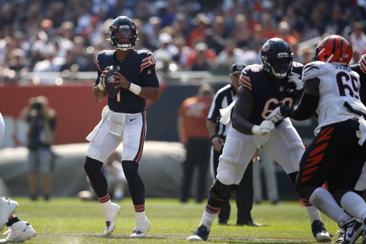 Justin Fields Chicago Bears quarterback QB Week 3 Andy Dalton