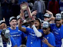 Duke enters the Final Four as the favorite to win the NCAA Menâ€™s Basketball Championship, but will have to contend with archrival North Carolina in the semifinals. (Image: Marcio Jose Sanchez/AP)