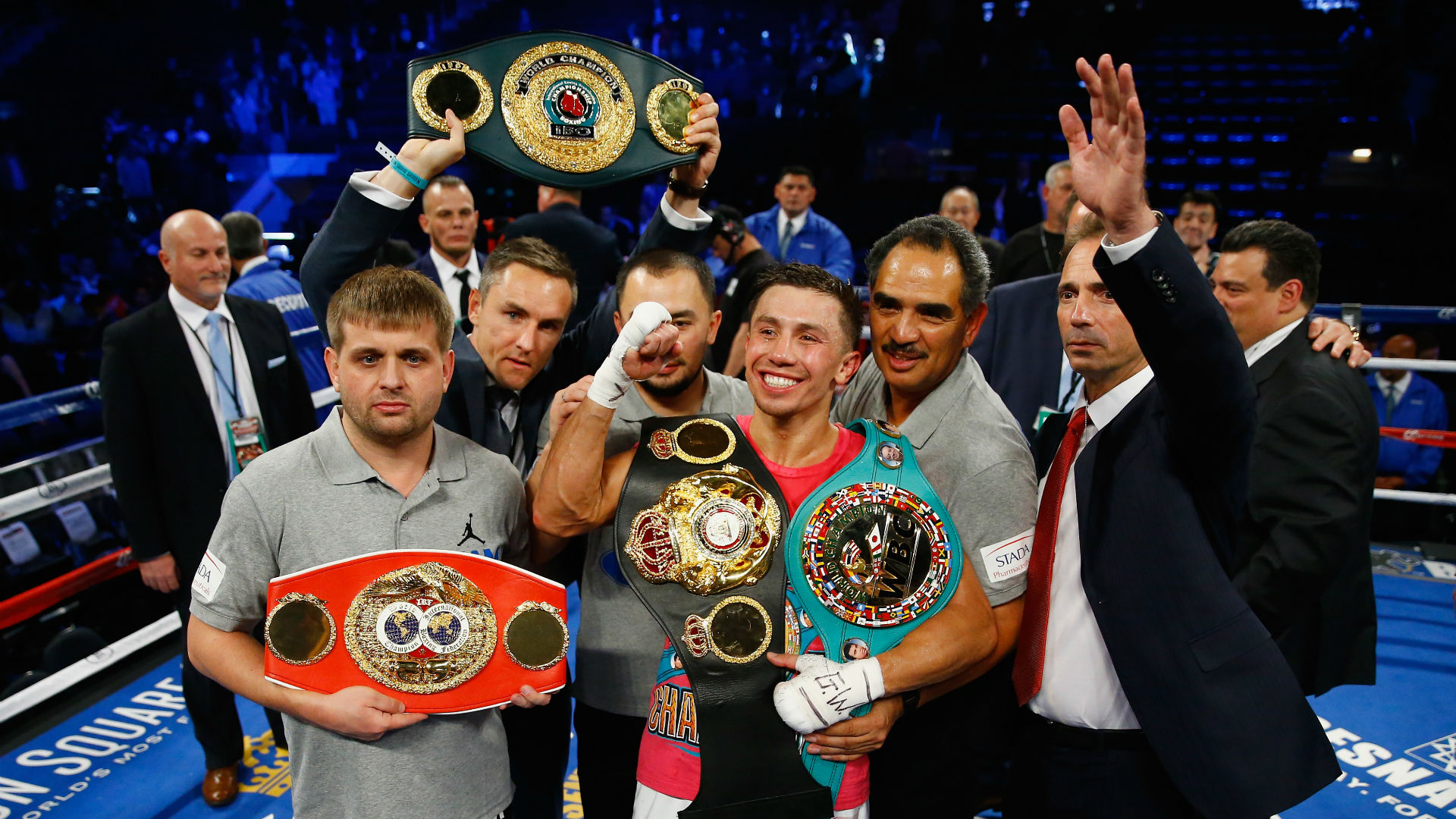 Gennady Golovkin belts