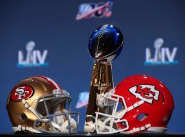 The San Francisco 49ers battle the Kansas City Chiefs for the Lombardi Trophy in Super Bowl LIV. (Image: Getty)