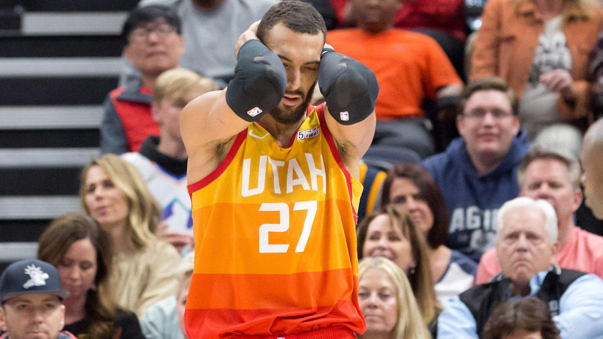 Rudy Gobert coronavirus NBA Utah Jazz suspends