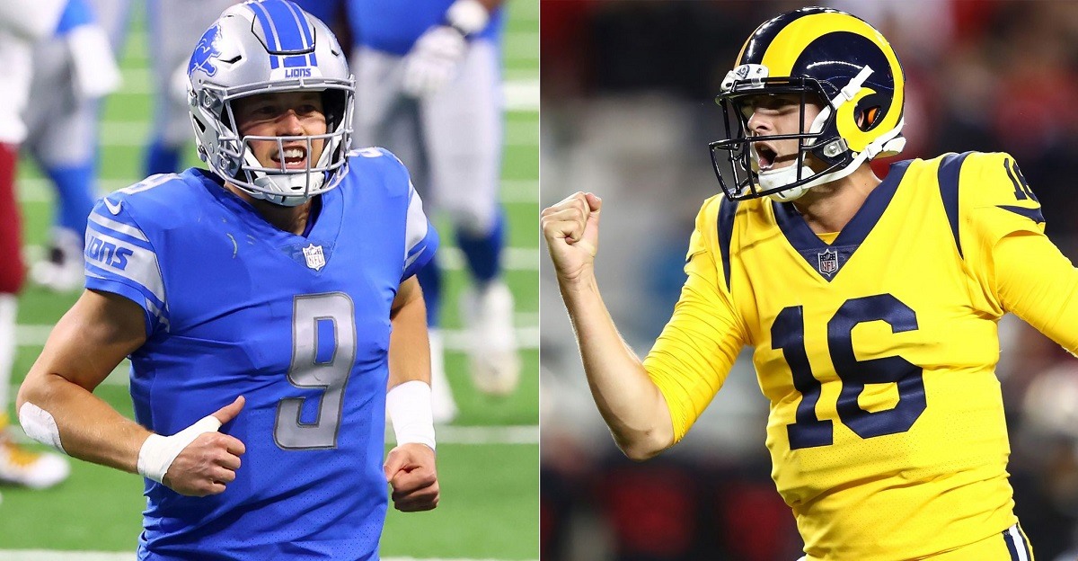 Jared Goff Matt Stafford trade QB LA Rams Detroit Lions