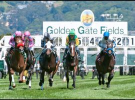 Golden Gate Fields received the go-ahead to re-open after a COVID-19 epidemic ravaged the track's employees. The Northern California track closed for two months. (Image: Golden Gate Fields)