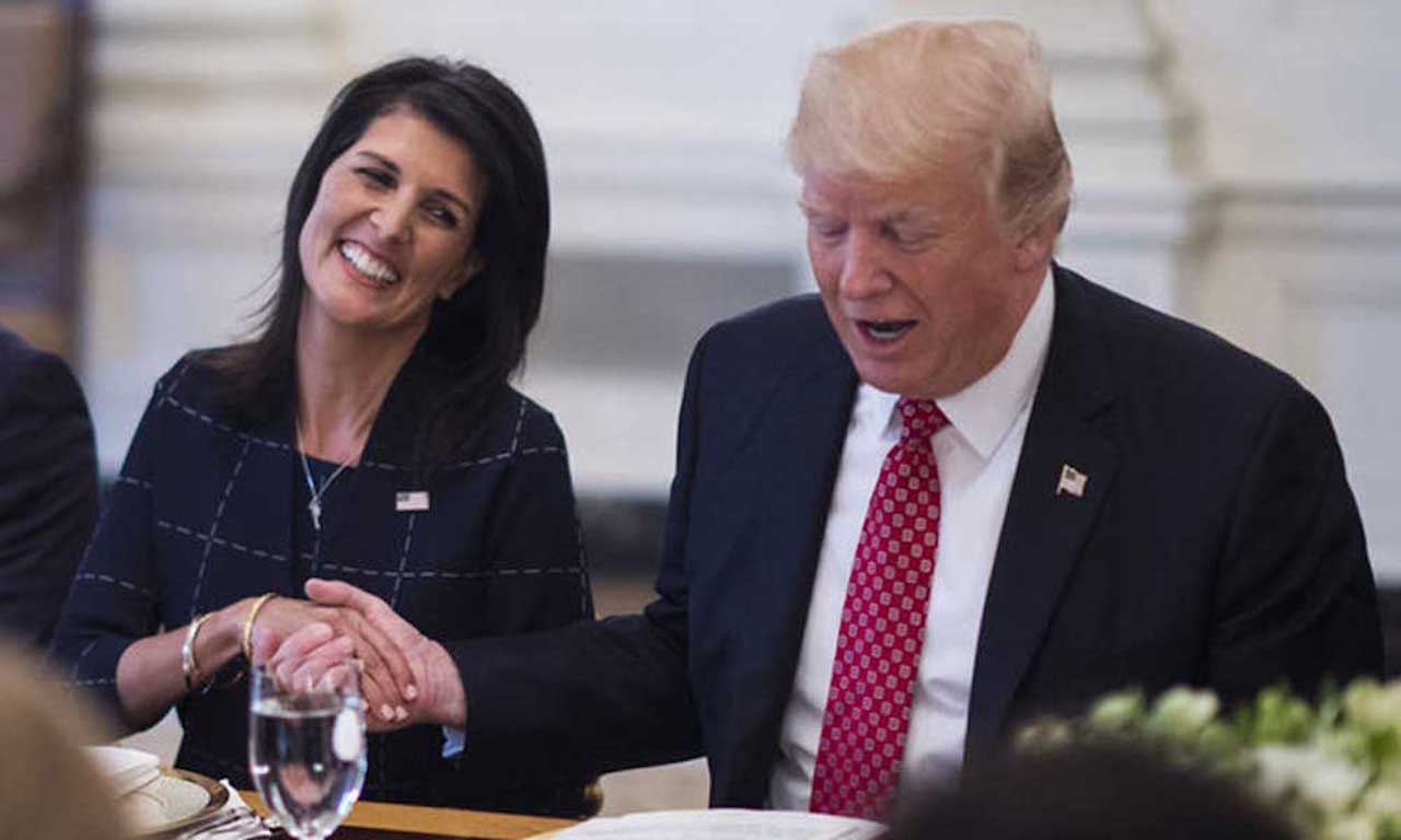 Nikki Haley, Donald Trump