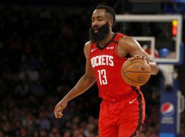 Houston Rockets guard James Harden led the NBA in scoring in three consecutive seasons, but now heâ€™s trade fodder. (Image: Jim McIsaac/Getty Images)