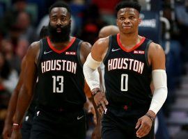 The Houston Rockets are off a to an 11-3 start thanks to the James Harden and Russell Westbrook reunion. (Image: Sean Gardner/Getty)