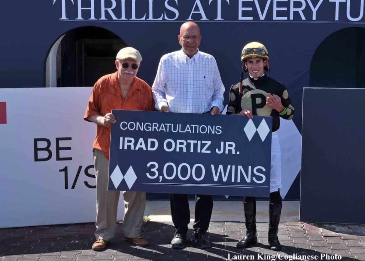 Irad Ortiz-3k wins-suspension