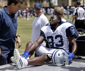 James Washington Dallas Cowboys fractured foot injury WR wide receiver